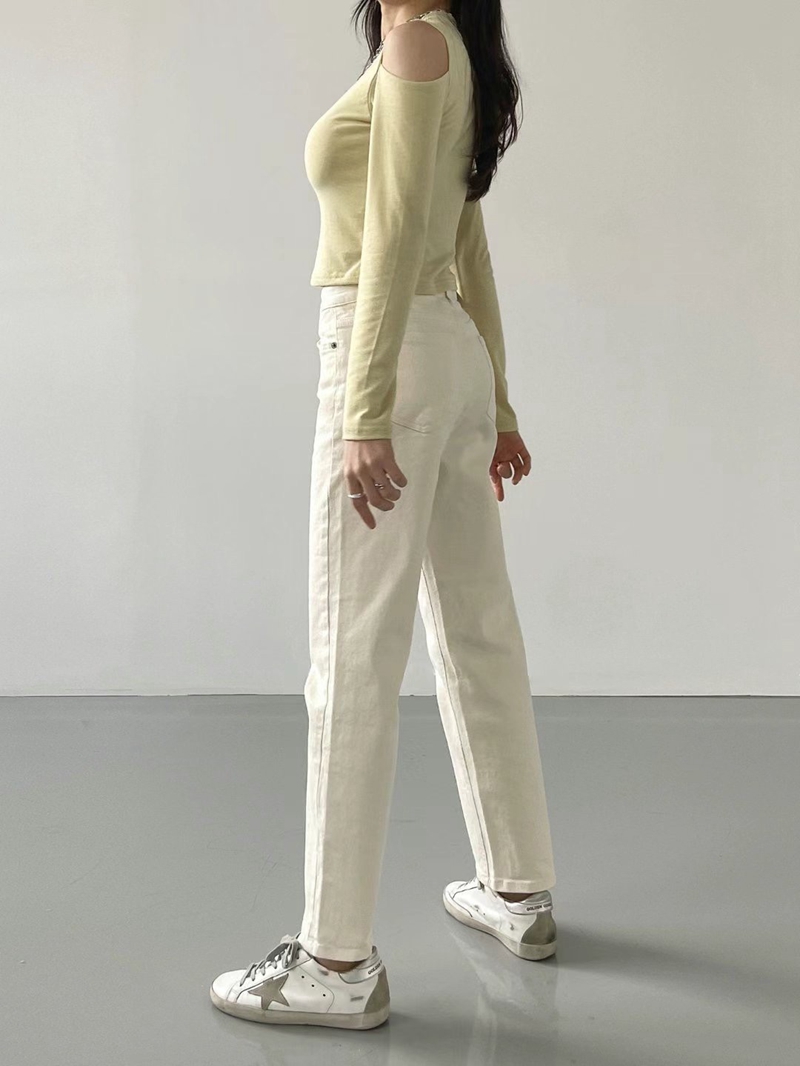 Theraw東大門實拍女士新款推薦熱賣24秋夏真品休閑職業牛仔褲Theraw牛仔褲