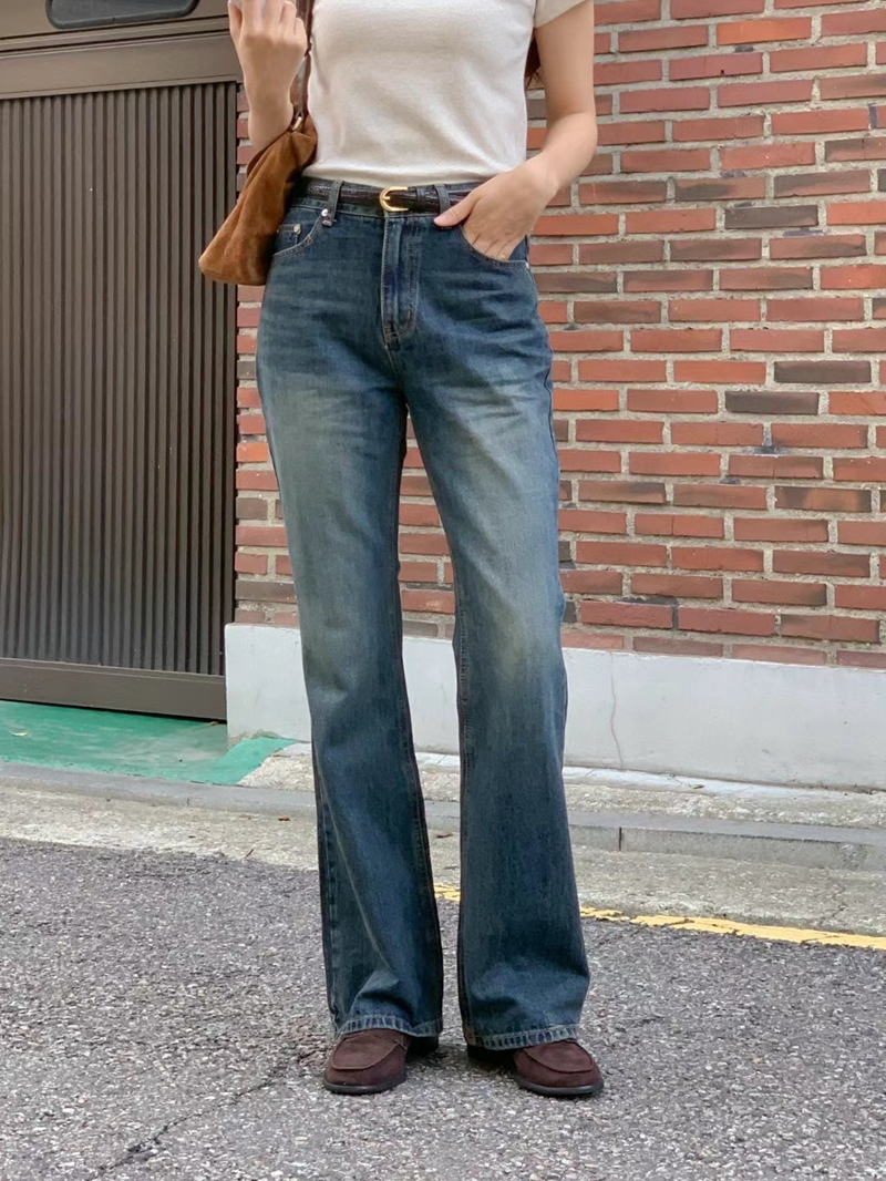LIKEIT東大門代購女士新品熱賣休閑職業時尚24秋夏真品牛仔褲LIKEIT牛仔褲