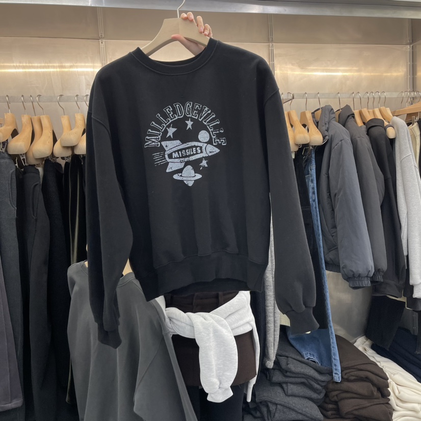 ESSENCE東大門代購女士新品時尚24秋夏推薦休閑真品衛衣加絨ESSENCE衛衣圖色2