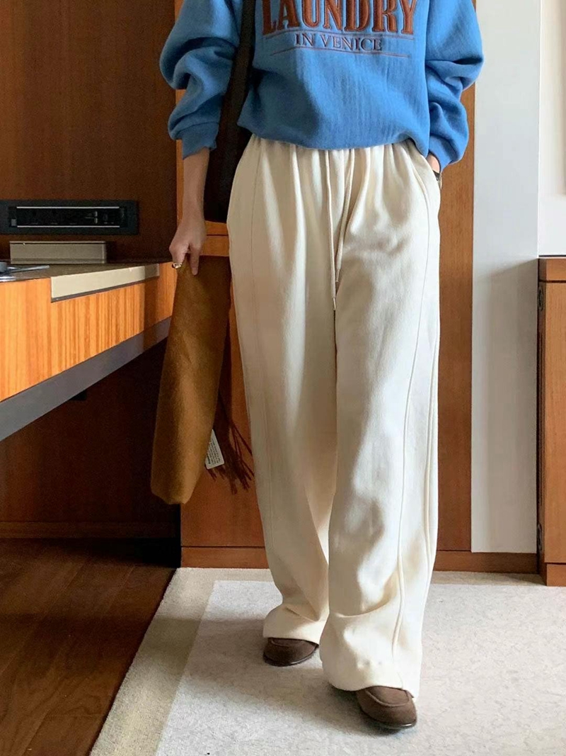 AREING東大門實拍女士新款推薦職業真品時尚熱賣休閑褲羊絨AREING休閑褲