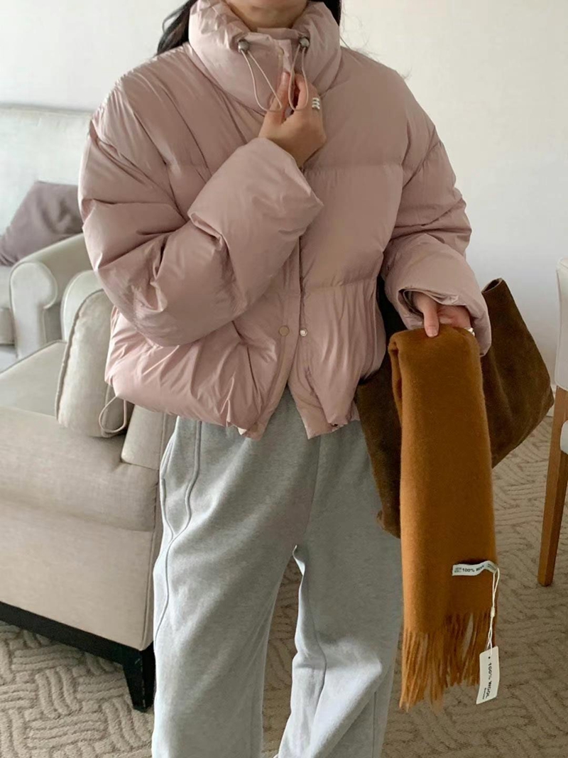 AREING韓國代購女裝新品24秋夏推薦時尚休閑熱賣短款棉服填充AREING短款棉服圖色5
