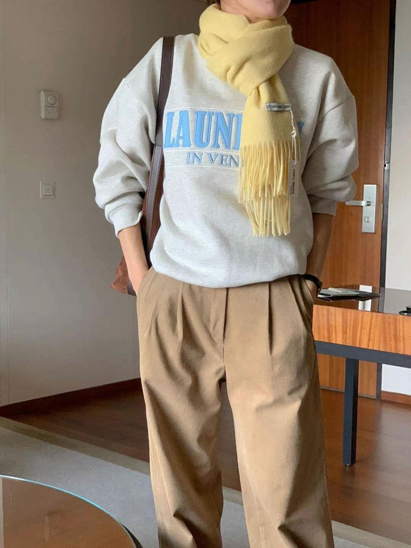 AREING東大門直郵女士新款時尚人氣真品推薦職業熱賣衛衣羊絨AREING衛衣