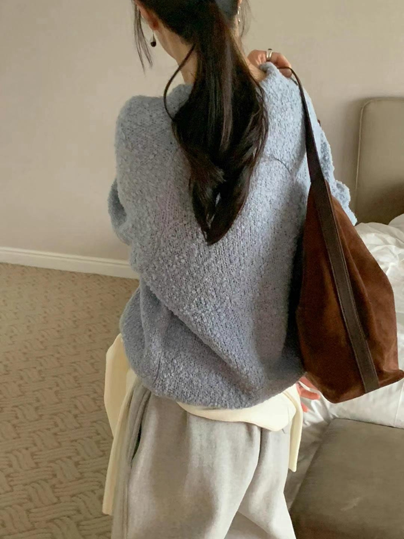 AREING韓國代購女裝新品人氣熱賣24秋夏時尚職業真品針織衫AREING針織衫