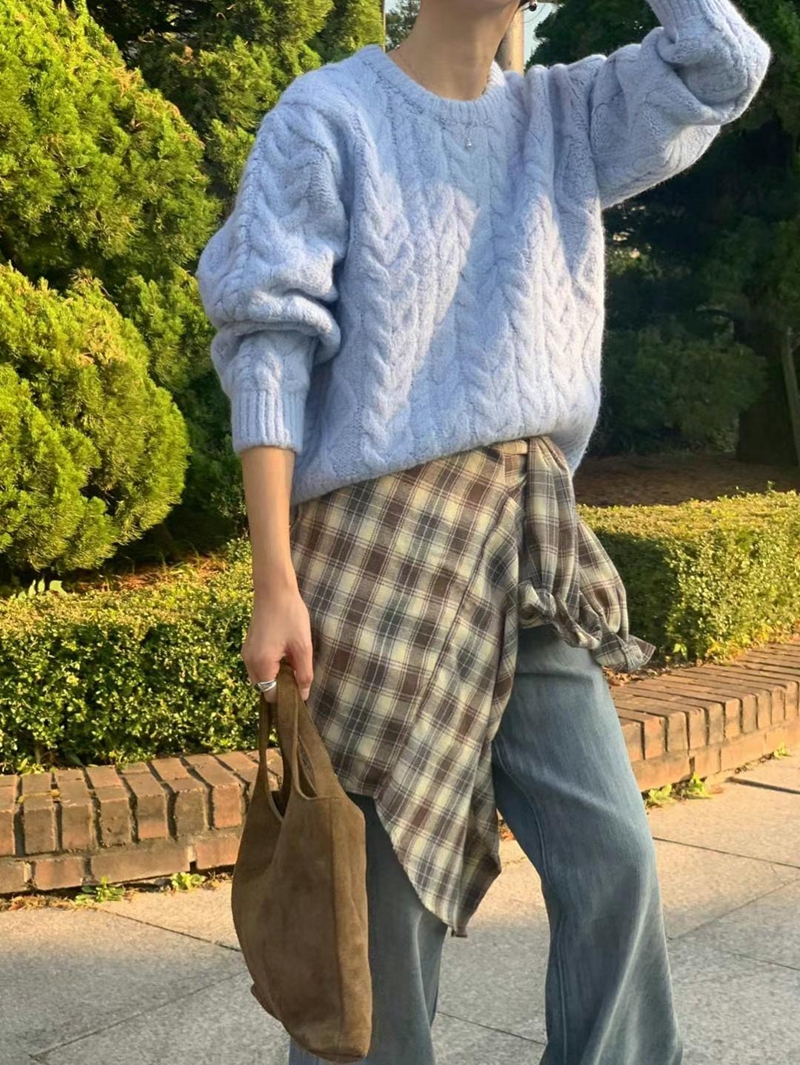 AREING東大門實拍女士新款職業真品休閑時尚熱賣推薦24秋夏毛衣AREING毛衣