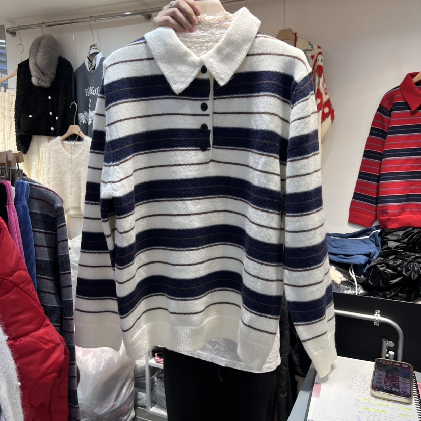 Akra by art東大門代購女士新品推薦休閑職業24秋夏針織衫AKRA BY ART針織衫圖色2