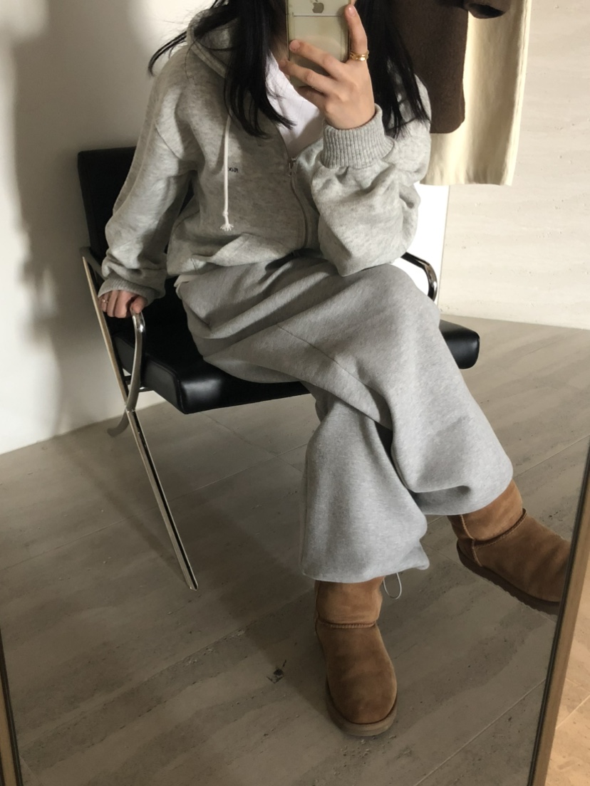 FLOOR東大門實拍女裝新款職業真品休閑時尚推薦衛衣拉鏈連帽DRESS ROOM衛衣