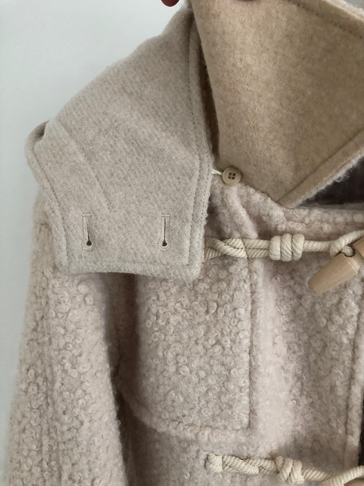 FLOOR東大門代購女裝新品熱賣真品人氣休閑職業中長款大衣連帽DRESS ROOM中長款大衣