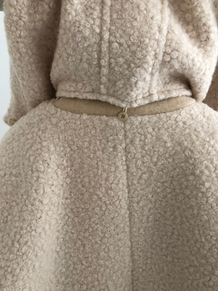 FLOOR東大門代購女裝新品熱賣真品人氣休閑職業中長款大衣連帽DRESS ROOM中長款大衣