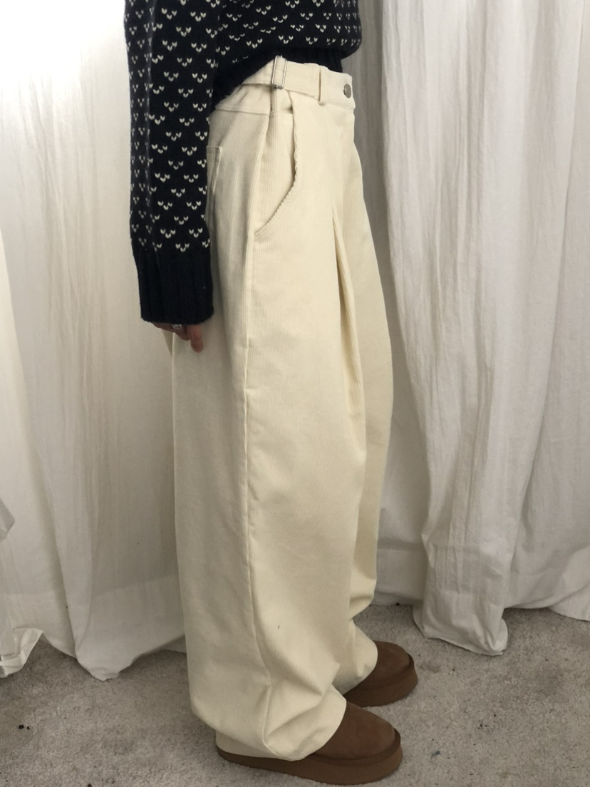 FLOOR韓國直郵女裝新品推薦職業24秋夏時尚熱賣休閑褲闊腿褲DRESS ROOM休閑褲