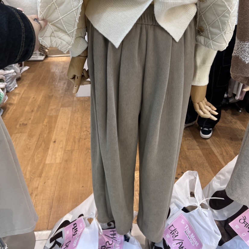THE MOST韓國直郵女裝新款職業時尚休閑人氣真品休閑褲不加絨THE MOST休閑褲