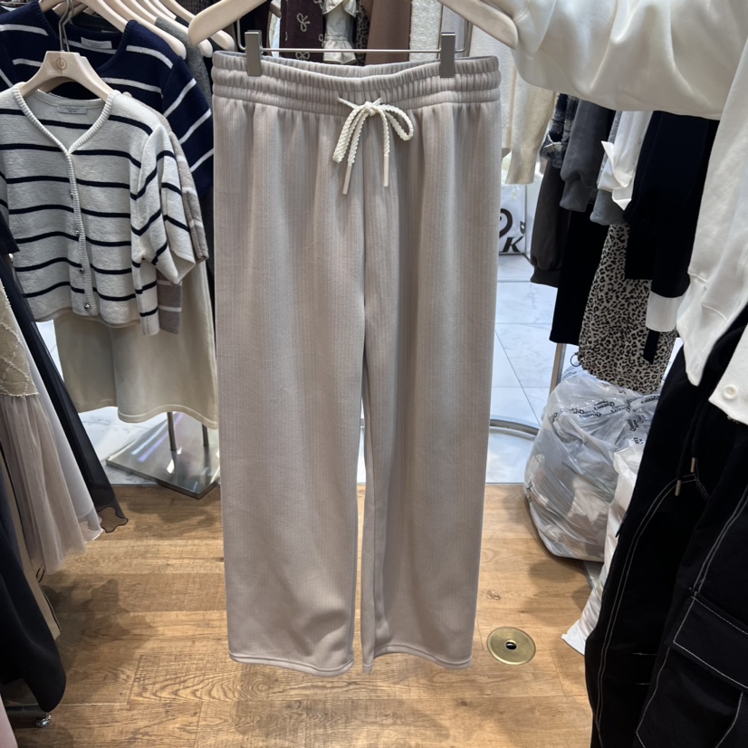 THE MOST東大門直郵女裝新品推薦人氣真品24秋夏休閑褲加絨拉絲THE MOST休閑褲圖色4