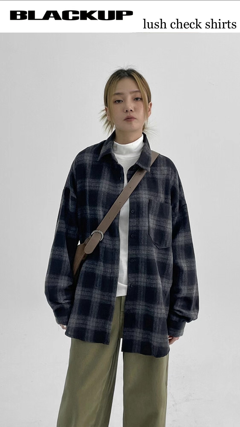 UNSANE東大門實拍女士新款熱賣休閑時尚24秋夏人氣襯衫蕾絲衫UNSANE襯衫/蕾絲衫