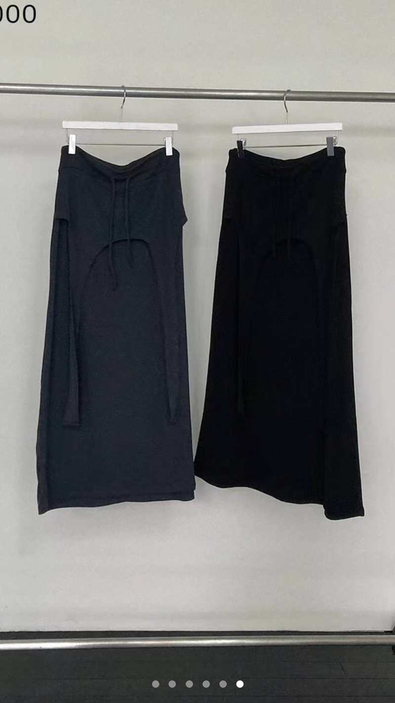 UNSANE韓國直郵女裝新款人氣熱賣24秋夏職業時尚休閑真品長裙UNSANE長裙