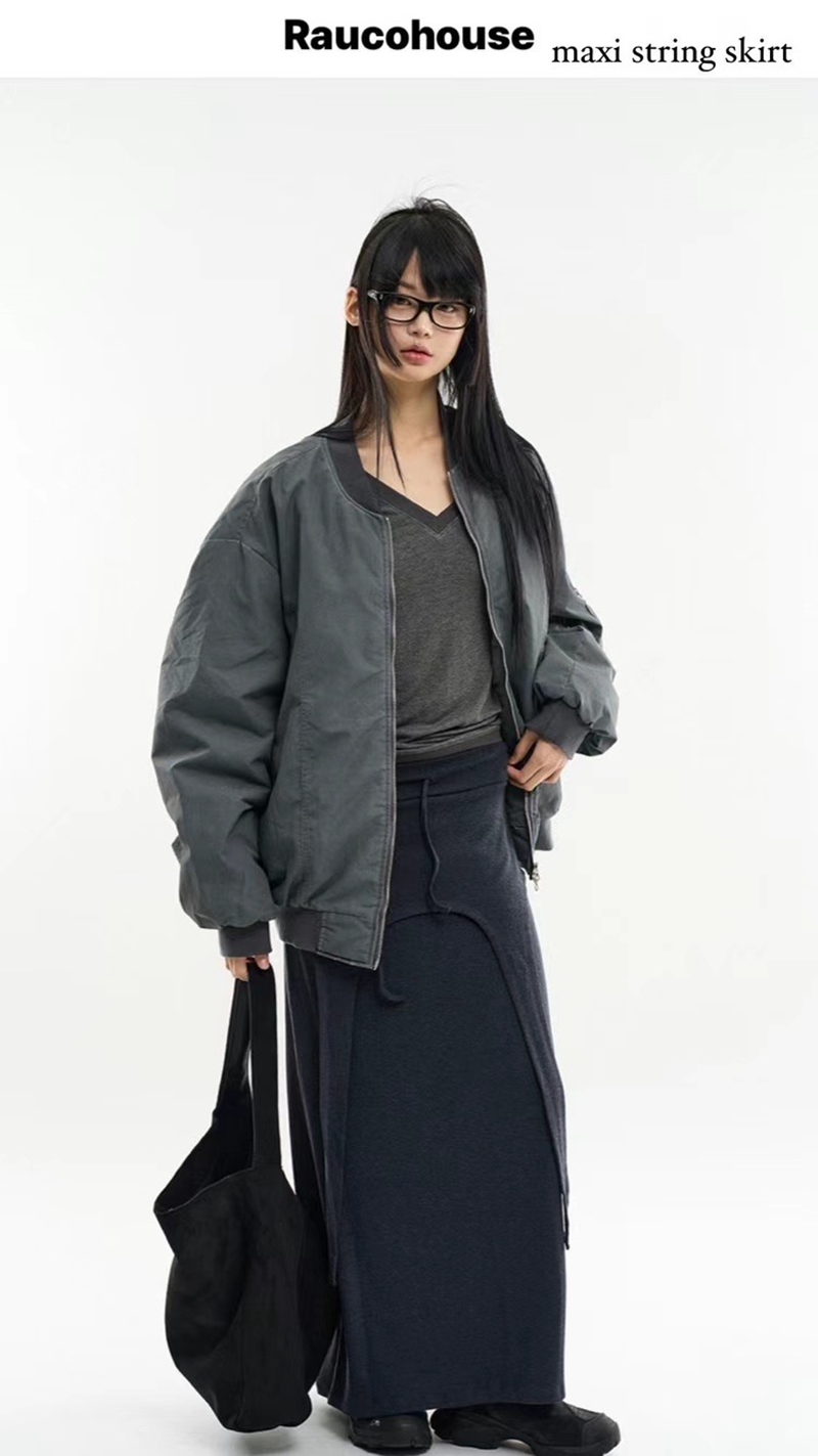 UNSANE韓國直郵女裝新款人氣熱賣24秋夏職業時尚休閑真品長裙UNSANE長裙