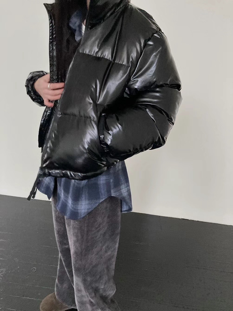 UNSANE韓國直郵女士新款職業時尚推薦真品休閑熱賣短款棉服UNSANE短款棉服
