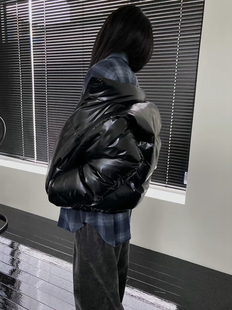 UNSANE韓國直郵女士新款職業時尚推薦真品休閑熱賣短款棉服UNSANE短款棉服
