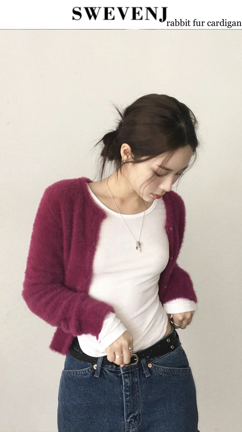 UNSANE韓國直郵女裝新品推薦24秋夏熱賣職業人氣時尚針織衫UNSANE針織衫