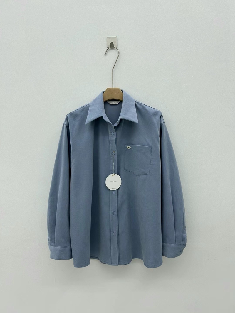 STYLE SCRAP-OT東大門代購女裝新款真品休閑襯衫蕾絲衫口袋STYLE SCRAP-OT襯衫/蕾絲衫圖色3