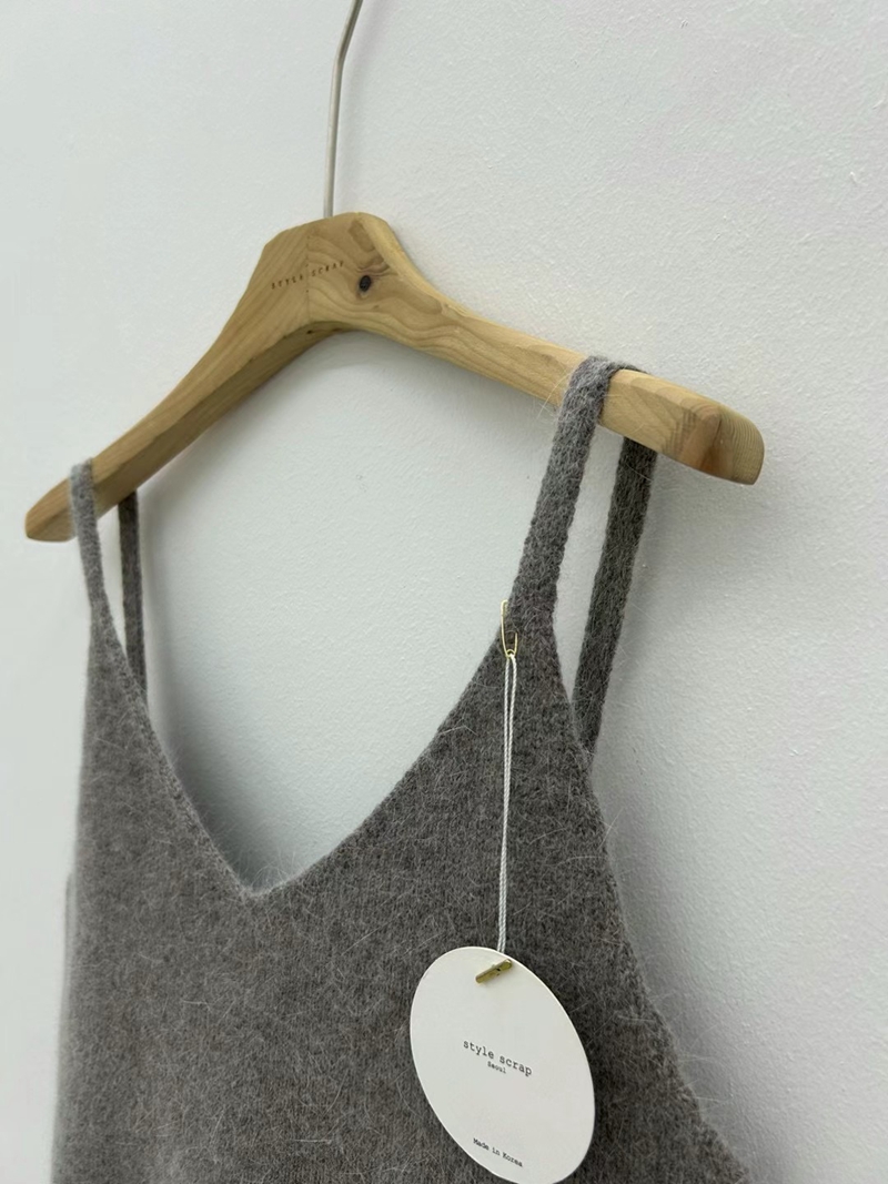 STYLE SCRAP-OT東大門實拍女裝新款熱賣休閑吊帶背心安哥拉STYLE SCRAP-OT吊帶/背心