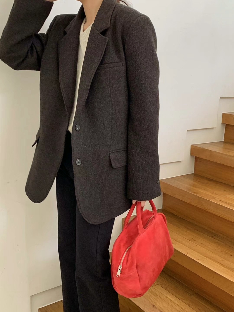 O SENSE-오센스-T韓國代購女士新品人氣職業24秋夏短款大衣O SENSE短款大衣圖色2