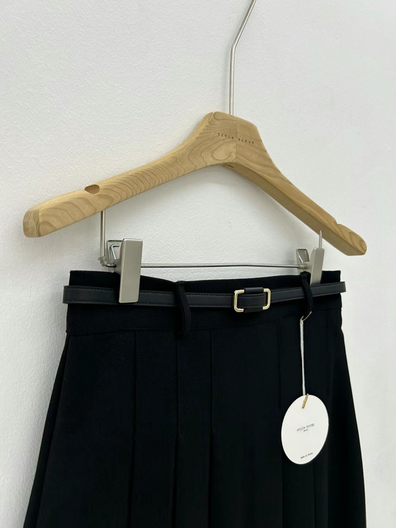 STYLE SCRAP-OT韓國代購女裝新品休閑人氣長裙不含腰帶羊毛STYLE SCRAP-OT長裙