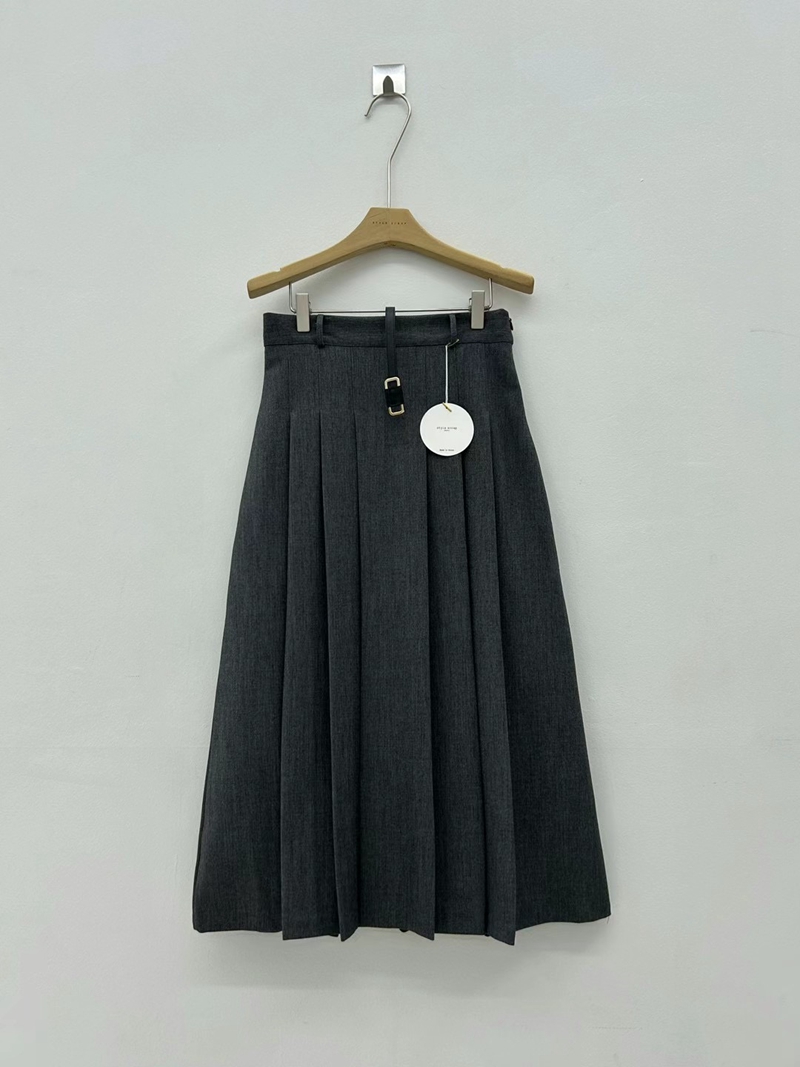 STYLE SCRAP-OT韓國代購女裝新品休閑人氣長裙不含腰帶羊毛STYLE SCRAP-OT長裙圖色2