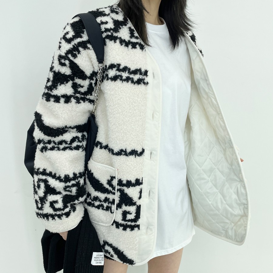 D2/A2韓國直郵女裝新品熱賣真品24秋冬推薦時尚短款棉服絨D2/A2短款棉服