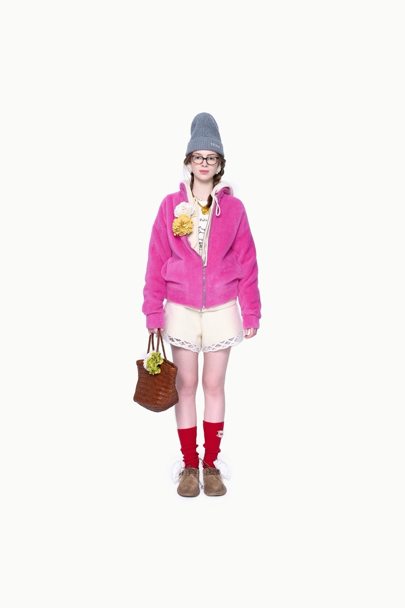 POLAROMO直郵韓國代購女裝新款真品休閑時尚人氣24秋冬夾克POLAROMO夾克