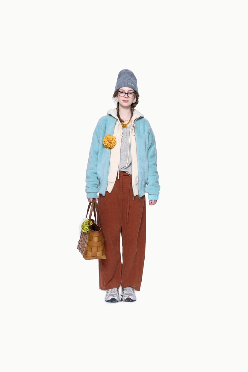 POLAROMO直郵韓國代購女裝新款真品休閑時尚人氣24秋冬夾克POLAROMO夾克