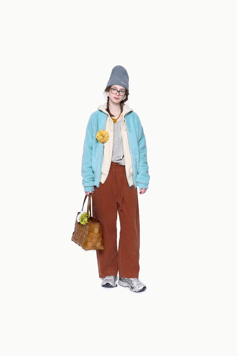 POLAROMO直郵韓國代購女裝新款真品休閑時尚人氣24秋冬夾克POLAROMO夾克