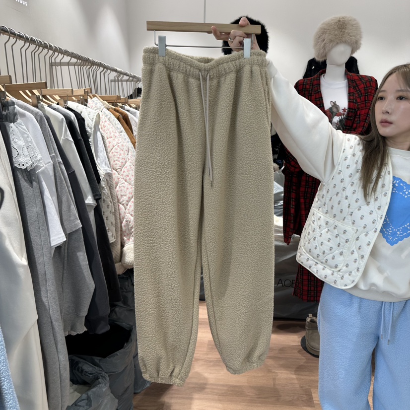 DELICIOUS韓國直郵女裝新款人氣真品職業熱賣24秋冬時尚休閑褲NOVUS休閑褲圖色3