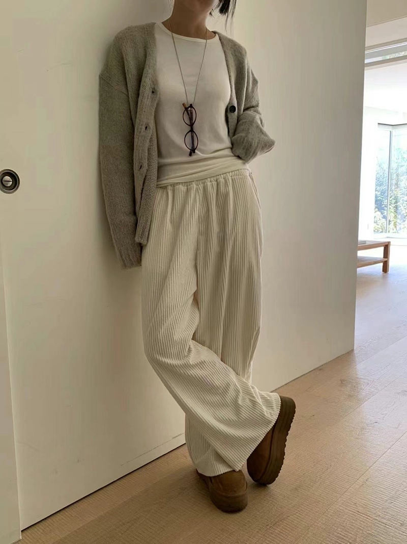 HANDER韓國直郵女士新款休閑時尚24秋夏人氣推薦職業休閑褲HANDER休閑褲