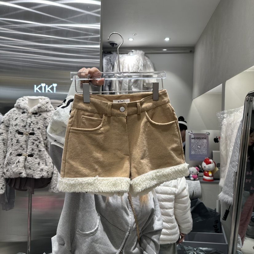 KiKi韓國直郵女裝新品24秋夏時尚推薦真品熱賣人氣休閑短褲KIKI短褲