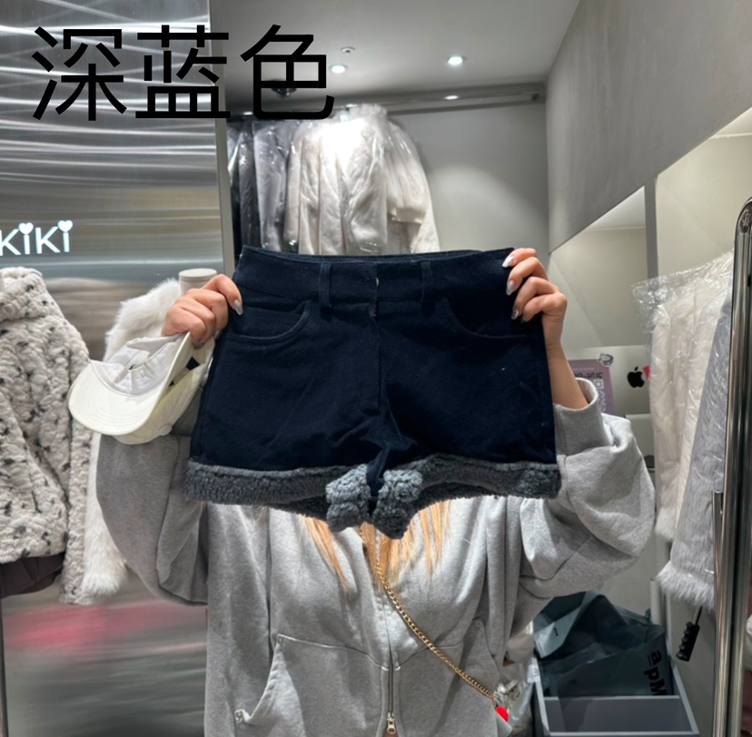 KiKi韓國直郵女裝新品24秋夏時尚推薦真品熱賣人氣休閑短褲KIKI短褲圖色2