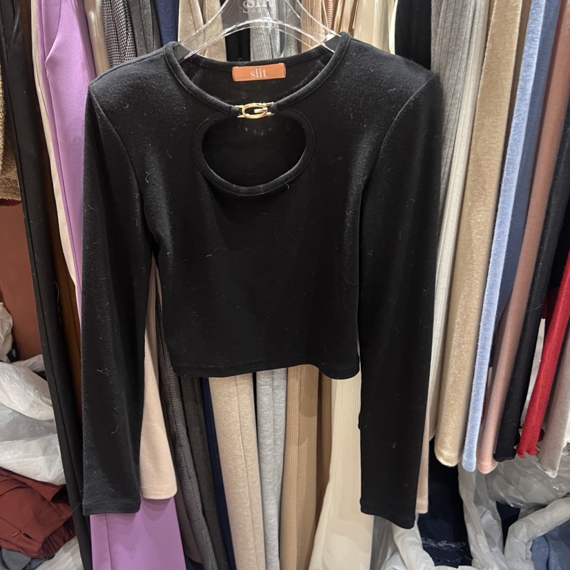 SLIT韓國代購女裝新款24秋夏熱賣休閑職業推薦真品人氣長袖T恤SLIT長袖T恤圖色3