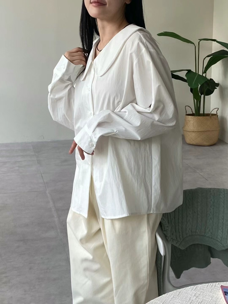 KINGKONG韓國直郵東大門代購女裝新款24秋冬職業襯衫蕾絲衫KINGKONG襯衫/蕾絲衫