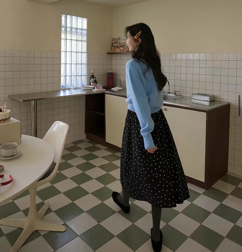 KINGKONG韓國直郵東大門實拍女裝新品時尚人氣半身裙中短裙KINGKONG半身裙/中短裙