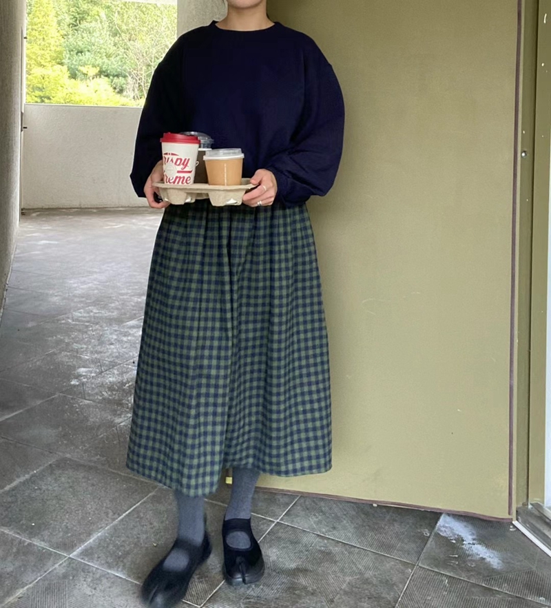 KINGKONG韓國直郵東大門實拍女裝新款熱賣休閑半身裙中短裙KINGKONG半身裙/中短裙