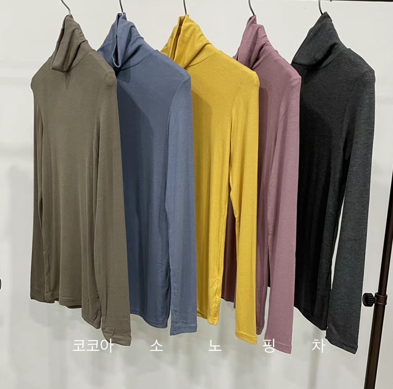 KINGKONG直郵韓國代購女裝新品24秋冬職業時尚休閑真品長袖T恤KINGKONG長袖T恤圖色12左五色