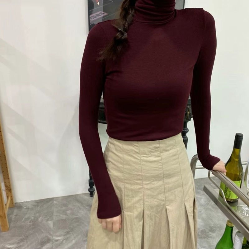 KINGKONG直郵韓國代購女裝新品24秋冬職業時尚休閑真品長袖T恤KINGKONG長袖T恤圖色17左五色
