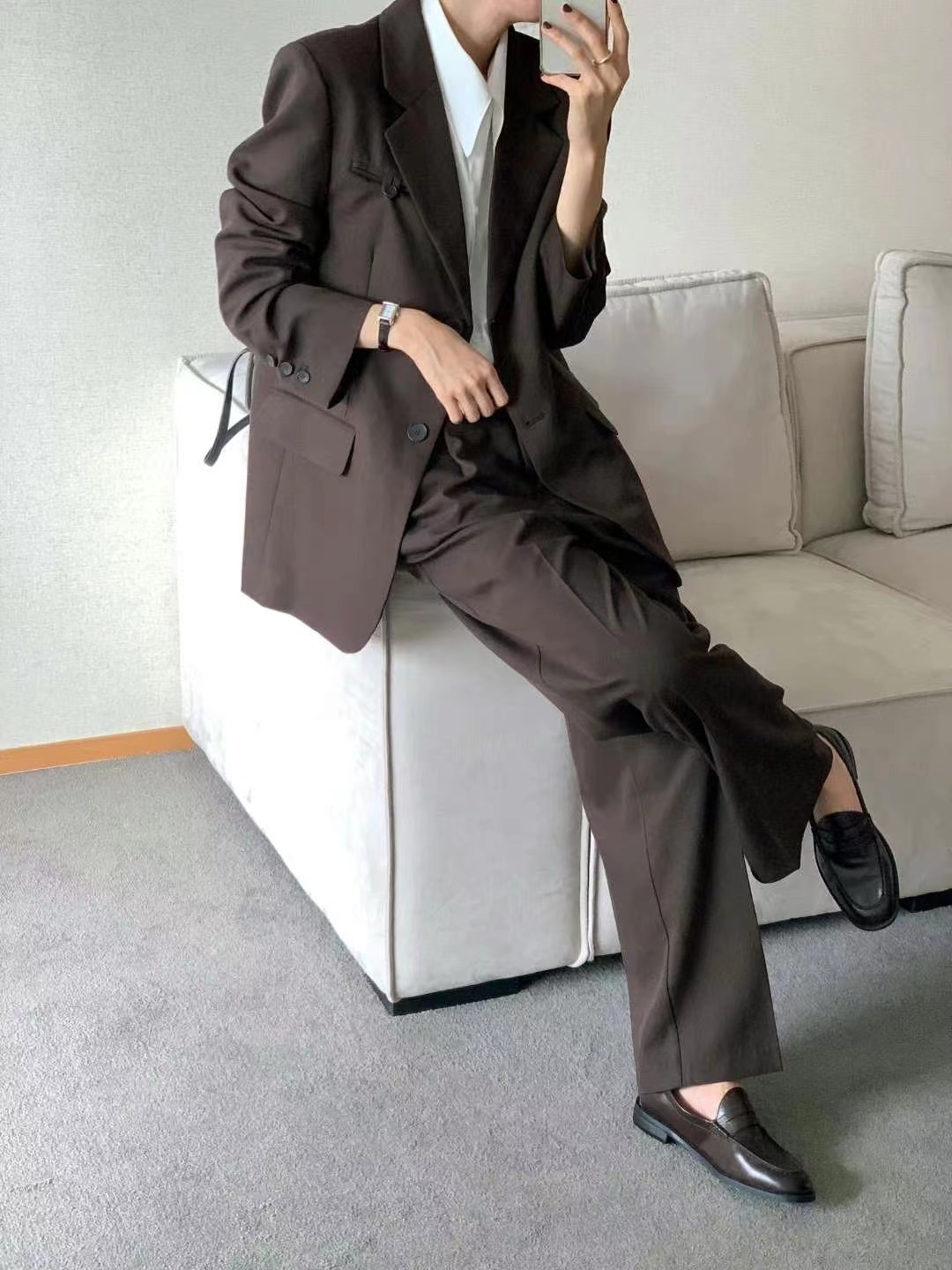 WITHMOON直郵韓國代購女裝新款職業熱賣24秋冬人氣推薦夾克TYLE J夾克
