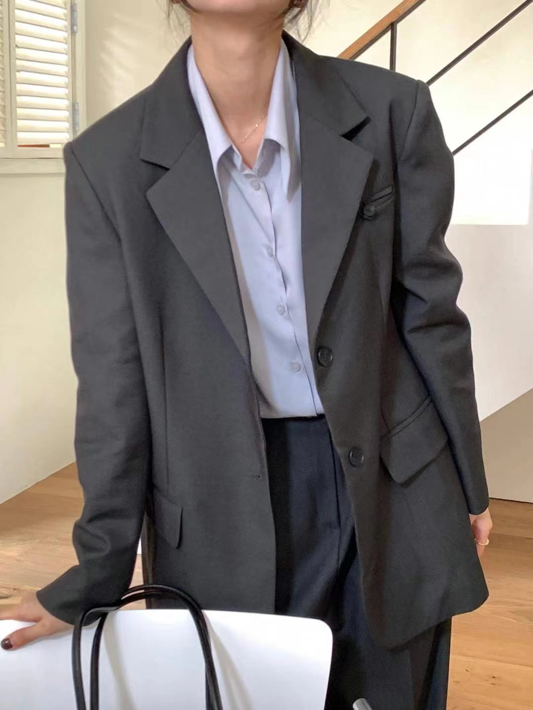 WITHMOON直郵韓國代購女裝新款職業熱賣24秋冬人氣推薦夾克TYLE J夾克圖色2