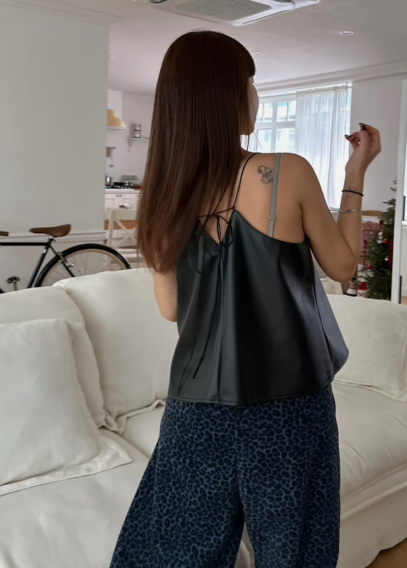 BYRING韓國直郵東大門實拍女裝新品人氣真品24秋冬吊帶背心BYRING吊帶/背心