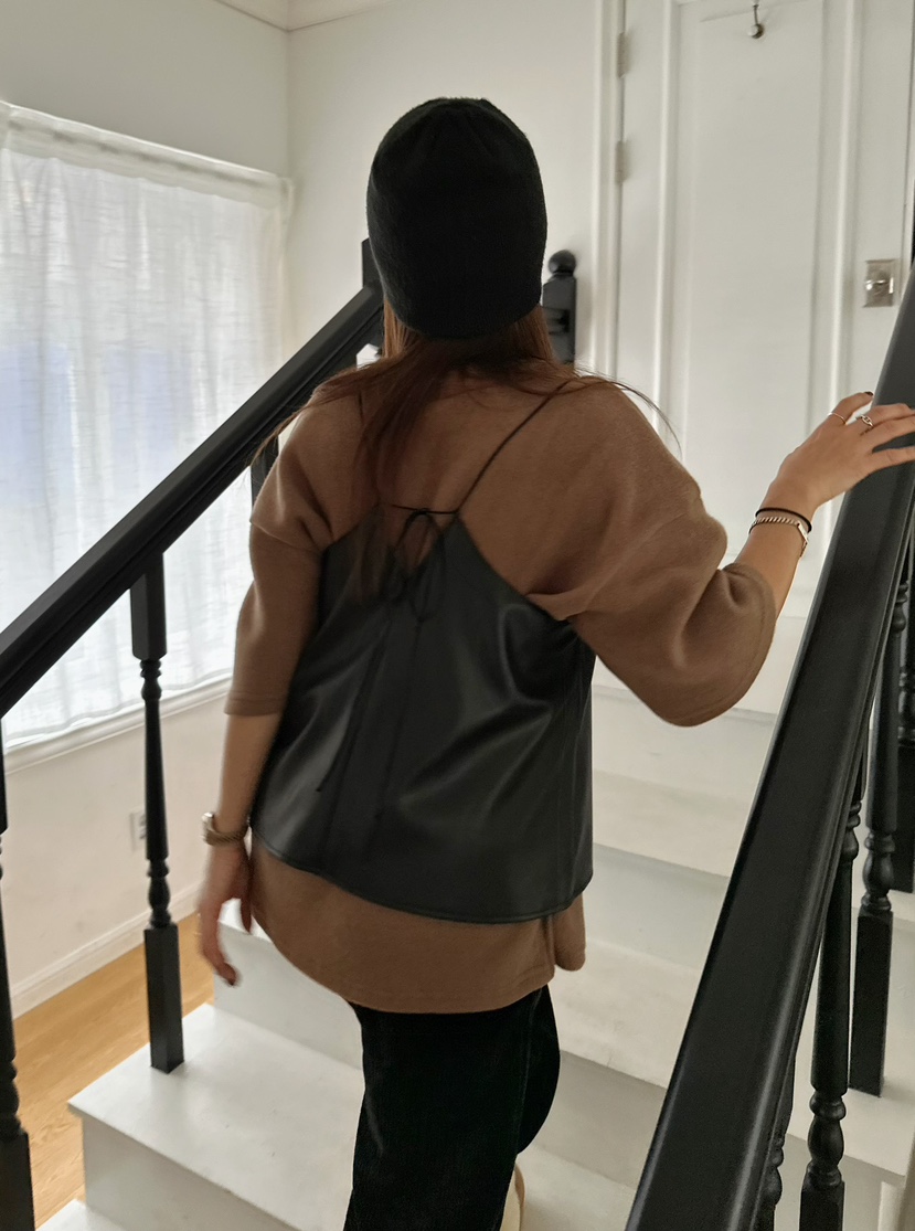 BYRING韓國直郵東大門實拍女裝新品人氣真品24秋冬吊帶背心BYRING吊帶/背心