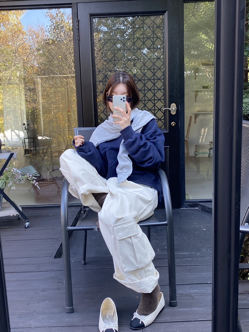 unbound直郵韓國代購女裝新款人氣熱賣職業24秋冬休閑褲口袋UNBOUND休閑褲
