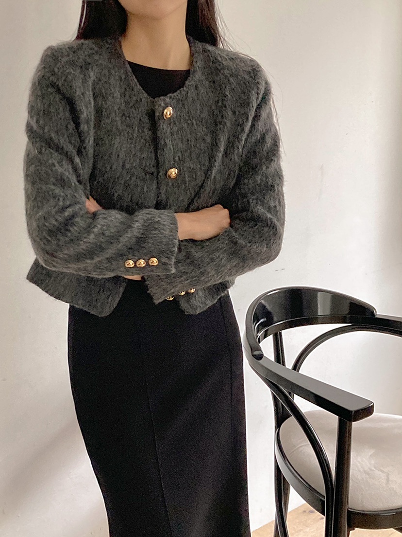 LIMSSONG直郵韓國代購女裝新品人氣職業時尚真品夾克馬海毛LIMSSONG夾克