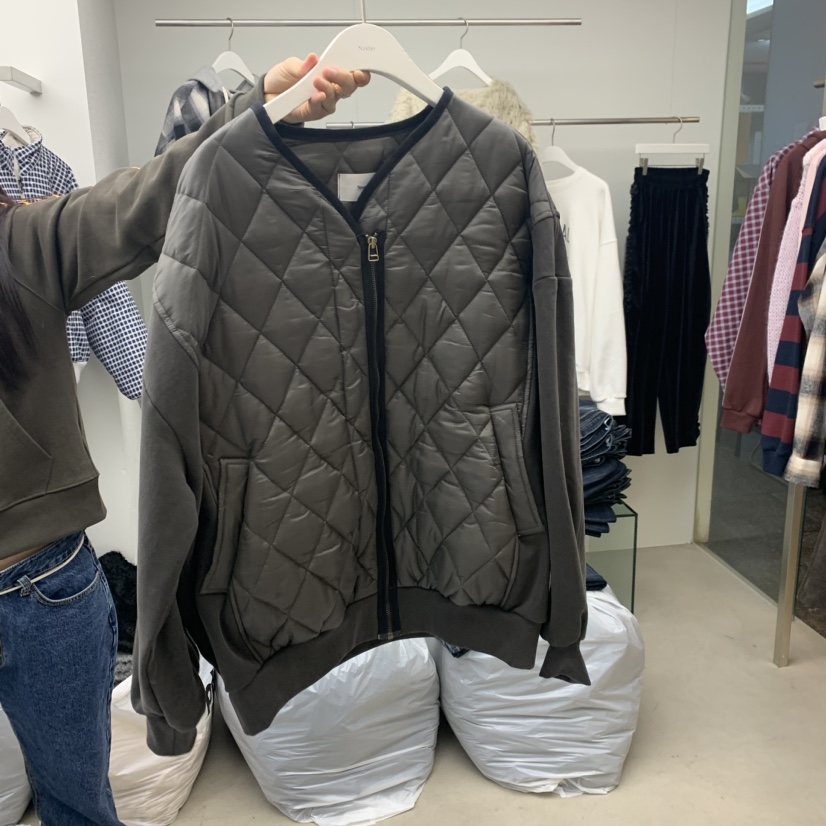 NEUTER直郵韓國代購女裝新品職業熱賣推薦真品24秋冬短款棉服NEUTER短款棉服圖色2
