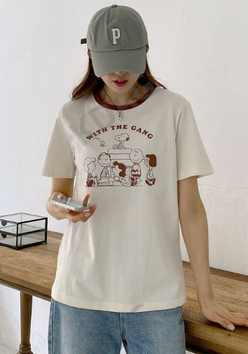 BLESSU韓國直郵東大門實拍女裝新品熱賣休閑24秋冬時尚人氣T恤BLESSUT恤