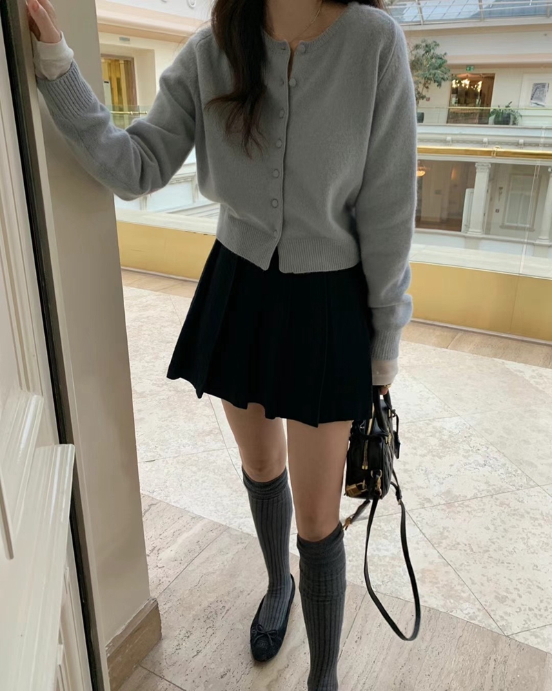 PYT-ot韓國直郵東大門代購女裝新品職業24秋冬休閑時尚針織衫pretty young thing針織衫