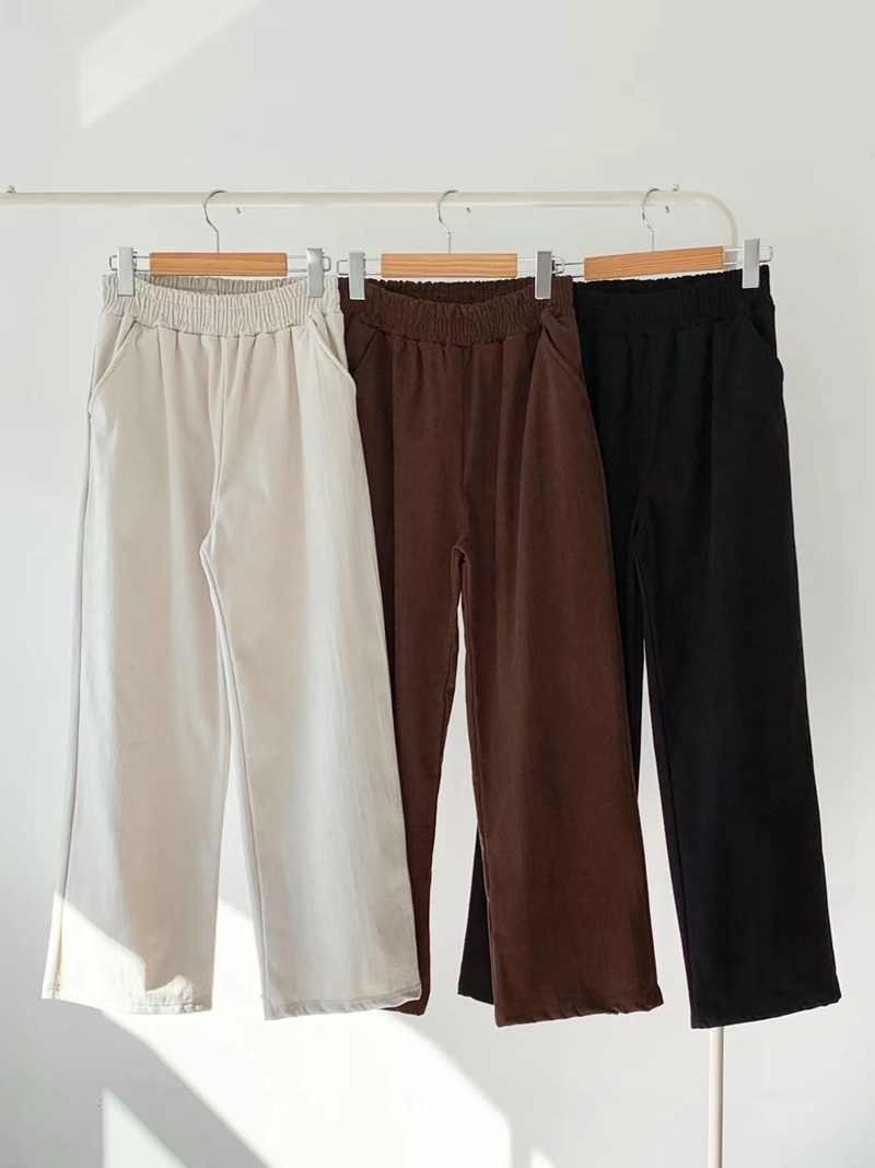 BRAND MARKET-OT韓國直郵東大門代購女裝新品人氣24秋冬休閑褲BRAND MARKET-OT休閑褲圖色3左三色
